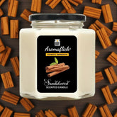 Sandalwood Scented Candle in Hexagonal Jar